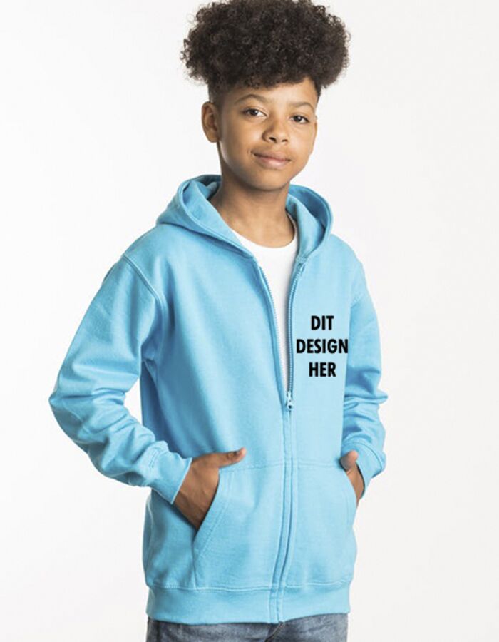 Zip Hoodie Børn Thumbnail